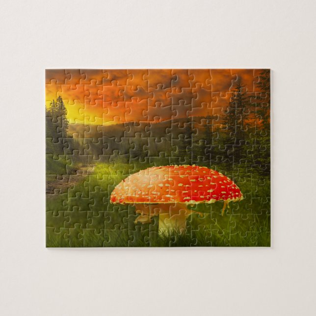 Puzzle Leprechauns, donde viven los pequeños Irlanda (Horizontal)