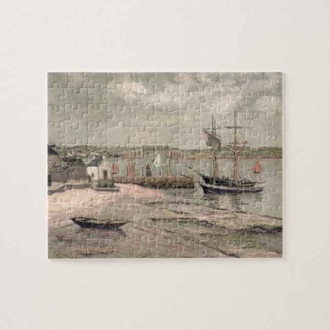 Puzzle Les Huitrieres, La Trinite-Sur-MER, Morbihan, 1912 (Horizontal)