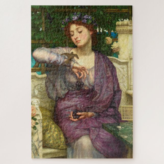 Puzzle Lesbia y su resplandor (por Edward John Poynter) (Vertical)