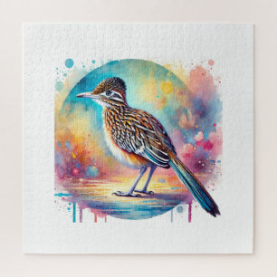Puzzle Lesser Roadrunner 030924AREF147 - Watercolor