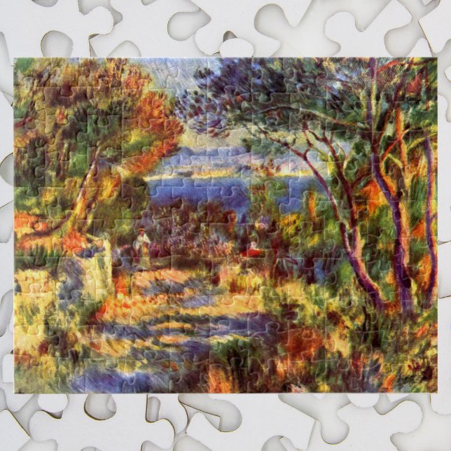 Puzzle L'Estaque de Pierre Renoir, impresionismo vintage (Subido por el creador)