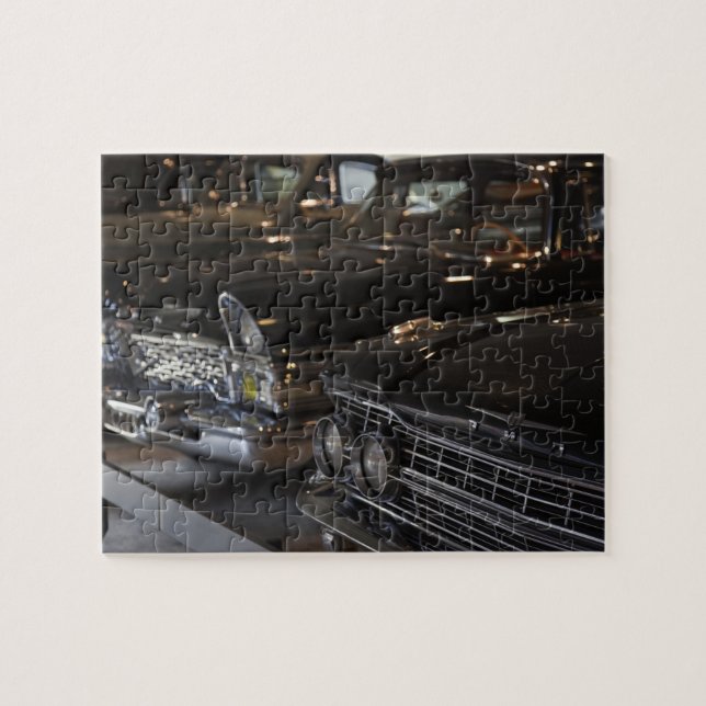 Puzzle Letonia, Riga, Museo del Motor de Riga, coches de  (Horizontal)