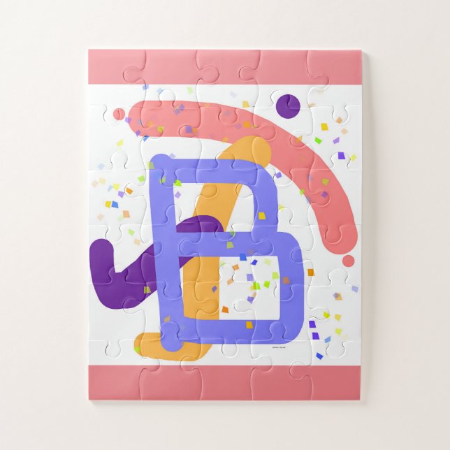 PUZZLE LETRA B DEL ALFABETO (Vertical)