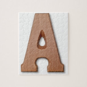 Puzzle Letra de chocolate a