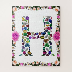 Puzzle Letra H monograma