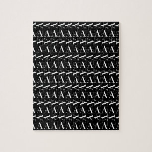 Puzzle Letra inicial A de monograma