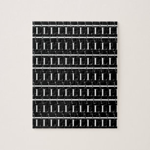 Puzzle Letra inicial monograma L