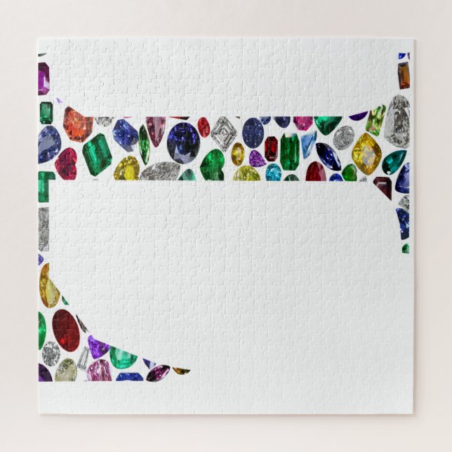 Puzzle Letra L monograma (Vertical)