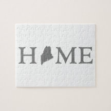 Letra Maine Home State Shaped Word Art