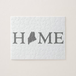 Puzzle Letra Maine Home State Shaped Word Art