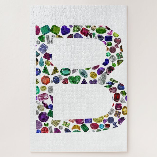 Puzzle Letra monográfica inicial B (Vertical)