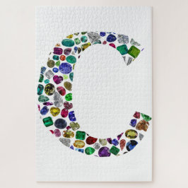 Puzzle Letra monográfica inicial C moda