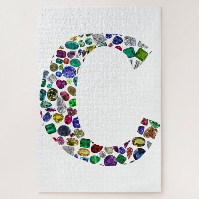 Puzzle Letra monográfica inicial C moda (Vertical)