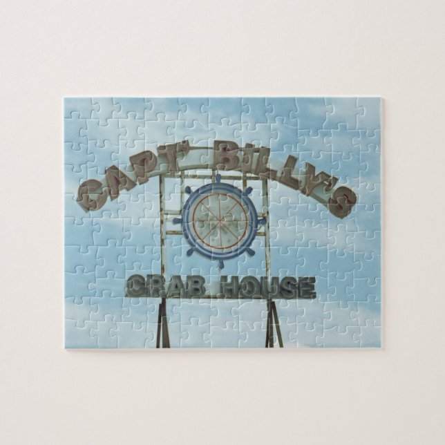 Puzzle Letrero de Capt Billy, en el sur de Maryland (Horizontal)