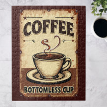 Letrero de taza de café sin fondo vintage