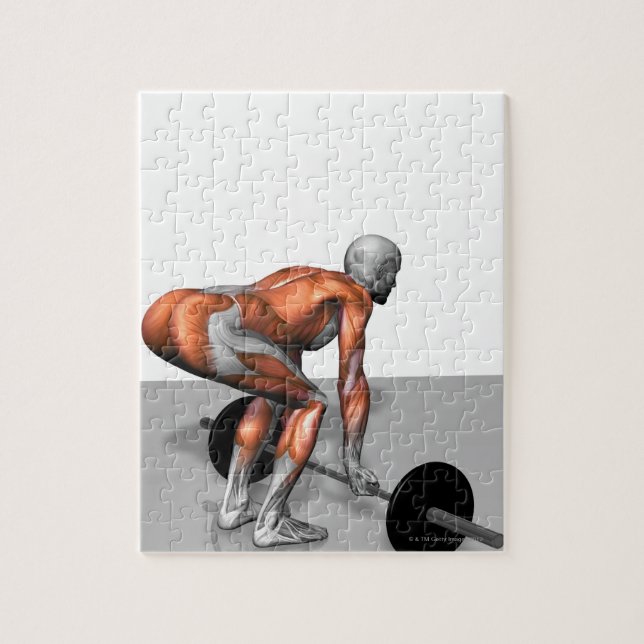 Puzzle Levantamiento mortal rumano 2 (Vertical)