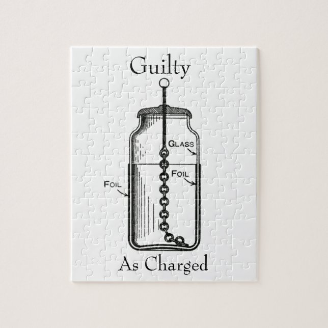 Puzzle Leyden Jar Culpable según acusación (Vertical)