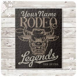 Puzzle Leyendas personalizadas de rodeo en el viejo oeste
