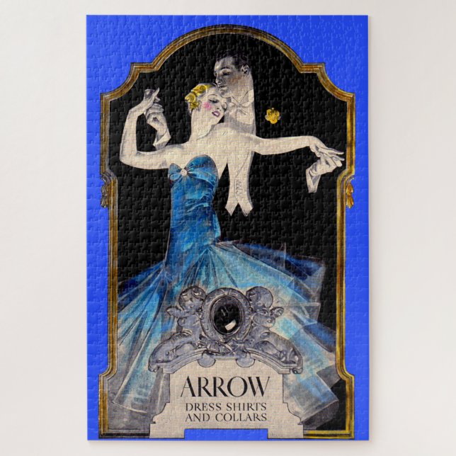 Puzzle Leyendecker Arrow shirt Nº 1 de los años 20 (Vertical)