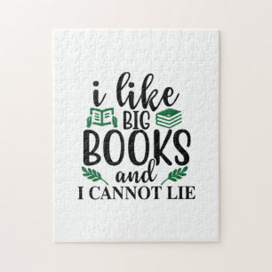 Puzzle Leyendo arte me gustan los libros grandes y no pue