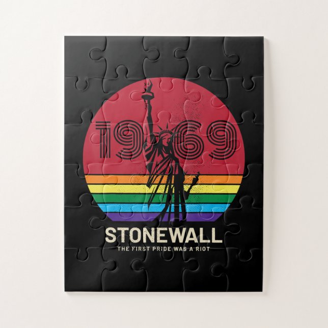 Puzzle Lgbt Orgullo Lesbiano Gay 52º Aniversario Stonewal (Vertical)