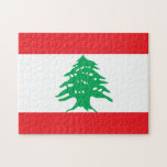 Puzzle líbano<br><div class="desc">Bandera del Líbano. La bandera arábiga:・・・ن Líbano está formada por dos rayas horizontales rojas que envuelven una franja horizontal blanca. El cedro verde del centro toca cada una de las rayas rojas y su anchura es un tercio de la de la bandera. Fue diseñado para ser una bandera neutral, no...</div>