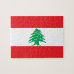 Puzzle líbano<br><div class="desc">Bandera del Líbano. La bandera arábiga:・・・ن Líbano está formada por dos rayas horizontales rojas que envuelven una franja horizontal blanca. El cedro verde del centro toca cada una de las rayas rojas y su anchura es un tercio de la de la bandera. Fue diseñado para ser una bandera neutral, no...</div>