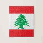 Puzzle líbano<br><div class="desc">Bandera del Líbano. La bandera arábiga:・・・ن Líbano está formada por dos rayas horizontales rojas que envuelven una franja horizontal blanca. El cedro verde del centro toca cada una de las rayas rojas y su anchura es un tercio de la de la bandera. Fue diseñado para ser una bandera neutral, no...</div>