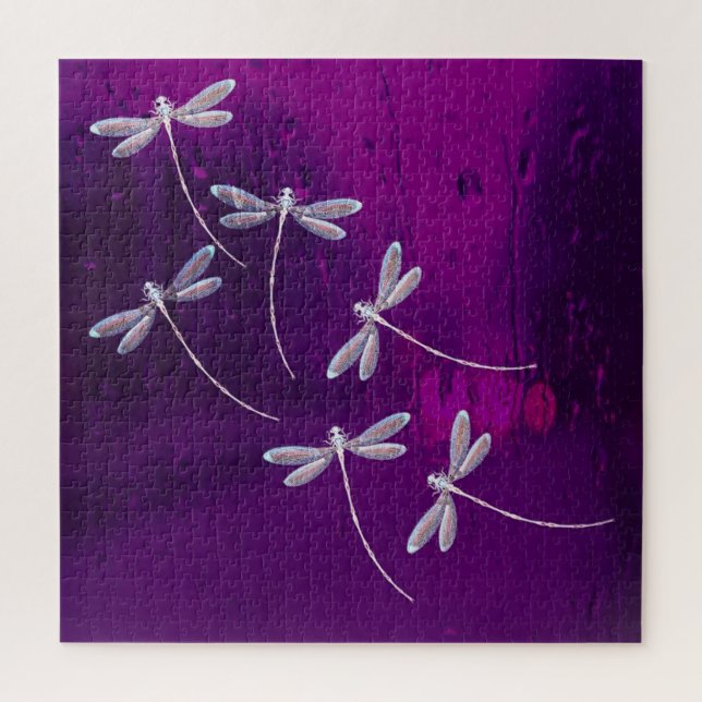 Puzzle Libélulas en el agua (Vertical)