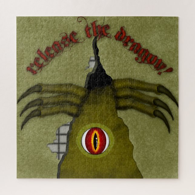 Puzzle ¡Liberen Al Dragón! Arte digital (Vertical)