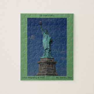 Puzzle Libertad iluminando el mundo - Estatua de la liber
