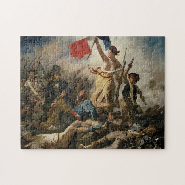 Puzzle Libertad para el pueblo por Eugène Delacroix (Horizontal)