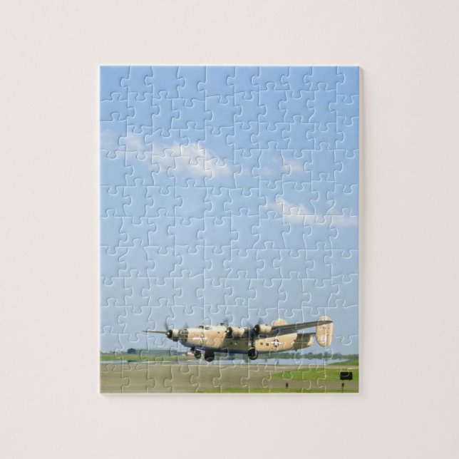 Puzzle Libertador B24. (avión; aviones de b24_WWII (Vertical)