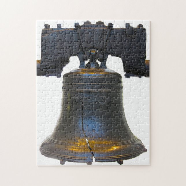 Puzzle Liberty Bell Philadelphia. (Vertical)
