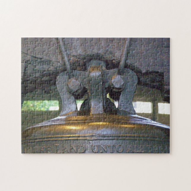 Puzzle Liberty Bell Philadelphia. (Horizontal)