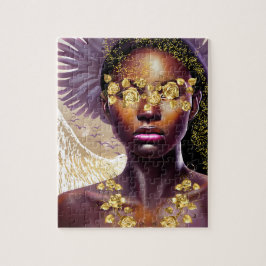 Puzzle Liberty Kween African American Woman Art