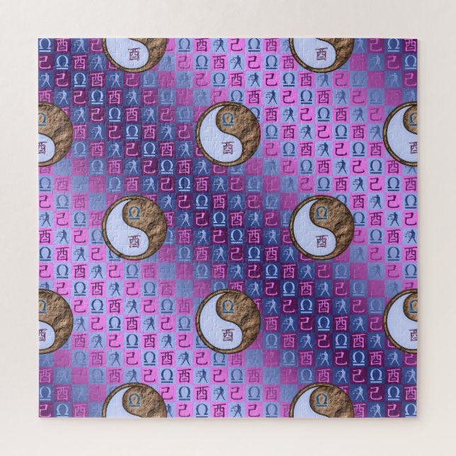 Puzzle Libra & Gallo de Tierra (Vertical)