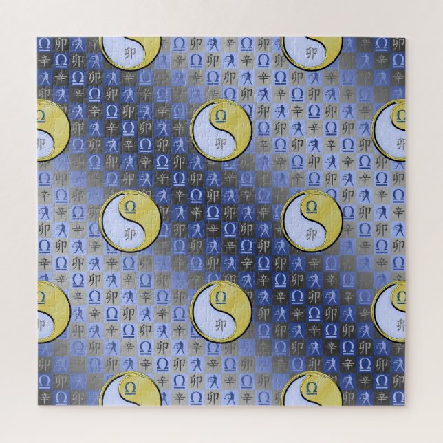 Puzzle Libra y Conejo de Metal (Vertical)