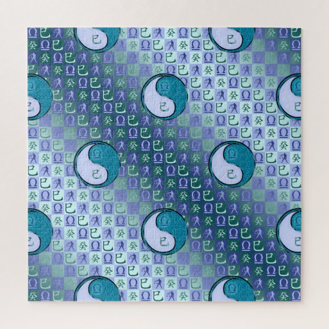 Puzzle Libra y Serpiente de Agua (Vertical)