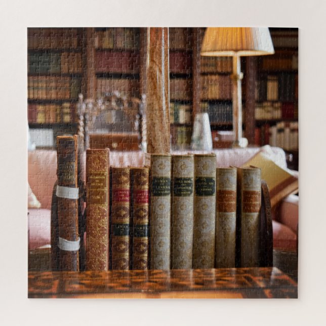 Puzzle Librería en Hever Castle - 20x20 - 676 pc (Vertical)