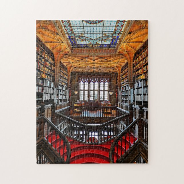 Puzzle Librería Lello en Portugal (Vertical)