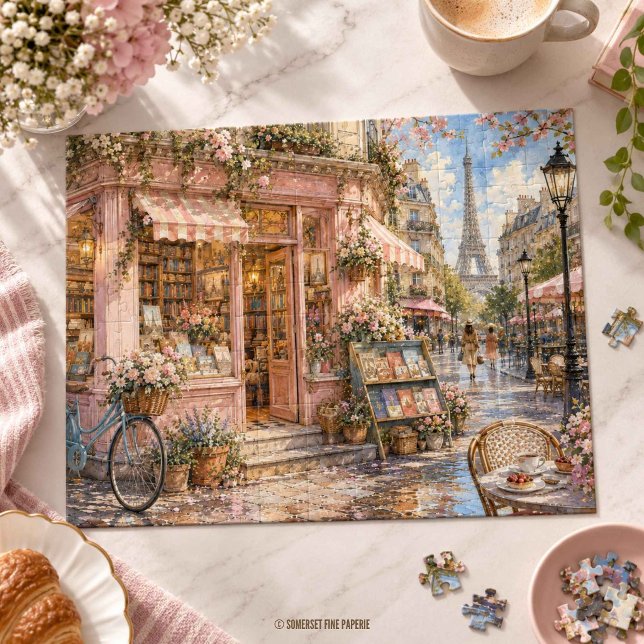 Puzzle Librería Rosa en París (Subido por el creador)