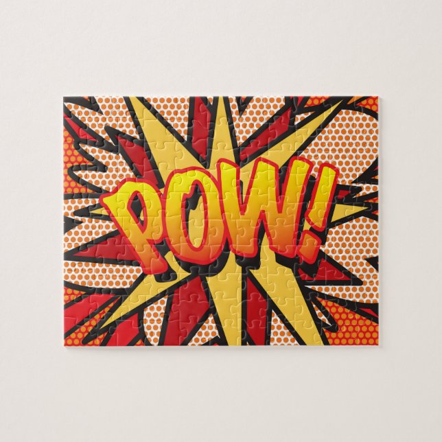 Puzzle Libro cómico Pop Art POW (Horizontal)
