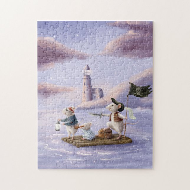 Puzzle Libro de Cuentos de Piratas Caprichosos (Vertical)