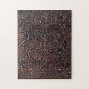 Puzzle Libro de cuero antiguo caído
