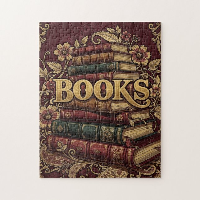 Puzzle Libros Amantes De Los Libros Escritores Lectores B (Vertical)