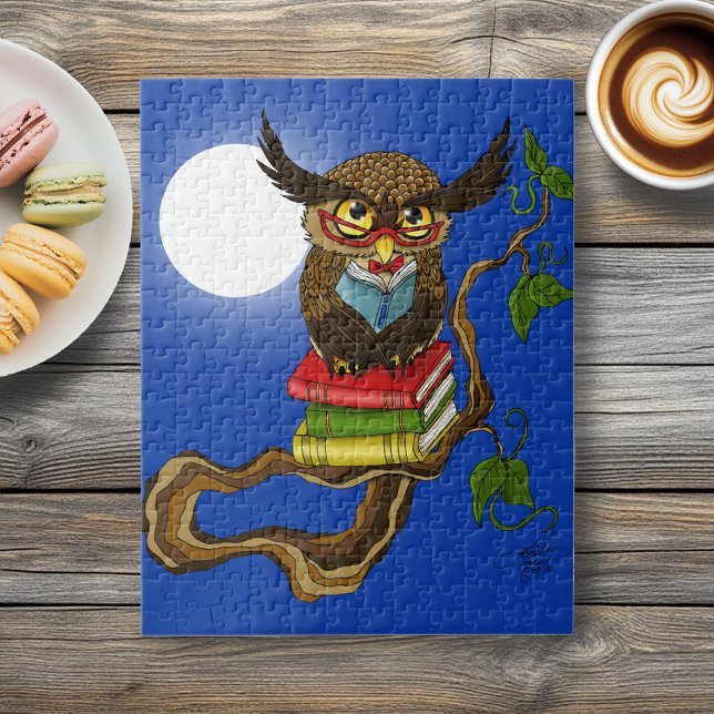 Puzzle Libros De Búho Cute (Subido por el creador)