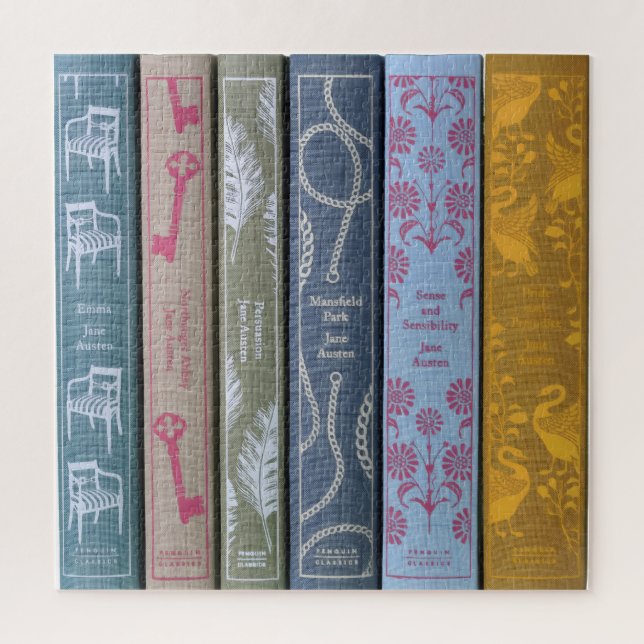 Puzzle Libros de Jane Austen (Vertical)