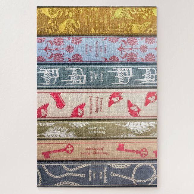 Puzzle Libros de Jane Austen (Vertical)
