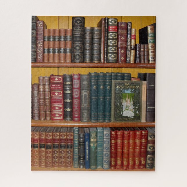 Puzzle Libros de libros de la Biblioteca Hardcover Editio (Vertical)